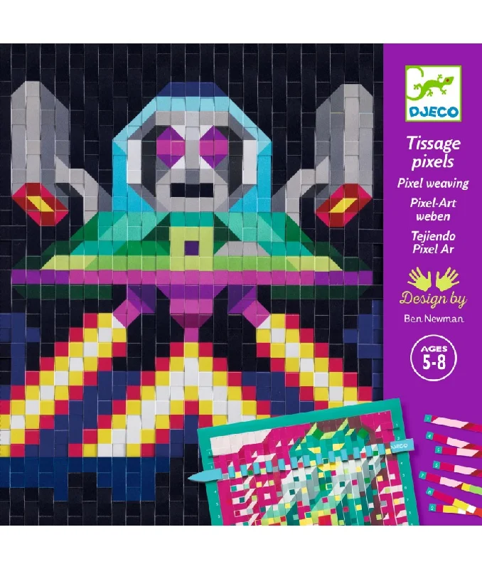 Stapelstein Toy Magnetic Drawing Boards for Creative ToddlersDjeco pixel weaving invaders