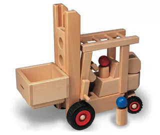 Stapelstein Toy DIY Craft Kits for Artsy Kids Aged 5 - 9Fagus houten heftruck F10.43