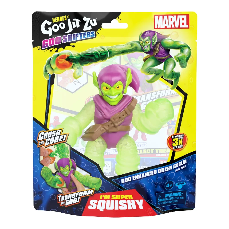 DC Super Hero Girls Wonder Woman Action Figure with Lasso of Truth and Shield42655 HEROES OF GOO JIT ZU MARVEL GOO SHIFTERS  S8 GOO ENHANCED GREEN GOBLIN