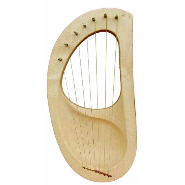 Hand - Turned Wooden Spinning Top with a Colorful Design for Classic AmusementPentatonic Children's Harp - Kinder Lyre