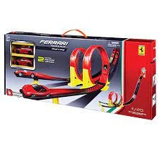 RC Helicopter with a Built - in Camera for Aerial Photography and StuntsBburago 1:43 Ferrari R & P Dual Loop Playset - Multicolor