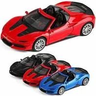 1:18 Scale Die - Cast Model of a 1969 Chevrolet Camaro SS with Opening Doors and HoodBburago Ferrari RacePlay Car Set Scale 1:43 Diecast Car  Multicolor - Pack of 5