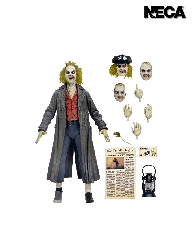 Harry Potter Harry Potter Action Figure with Hogwarts Robe and WandBeetlejuice Ultimate Beetlejuice Tour Guide 7” Scale Action Figure - NECA