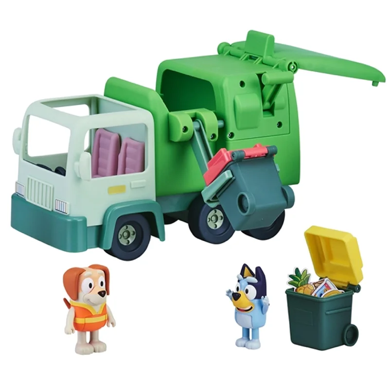 Battery - Operated Ride - On Tractor for Toddlers with Farmer - Themed AccessoriesBluey Garbage Truck