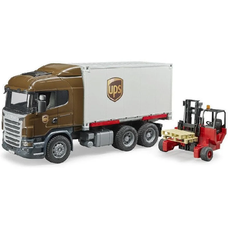 Model Kit of a Vintage Volkswagen Beetle for DIY CustomizationBruder SCANIA R-Series UPS Logistics Truck with Forklift