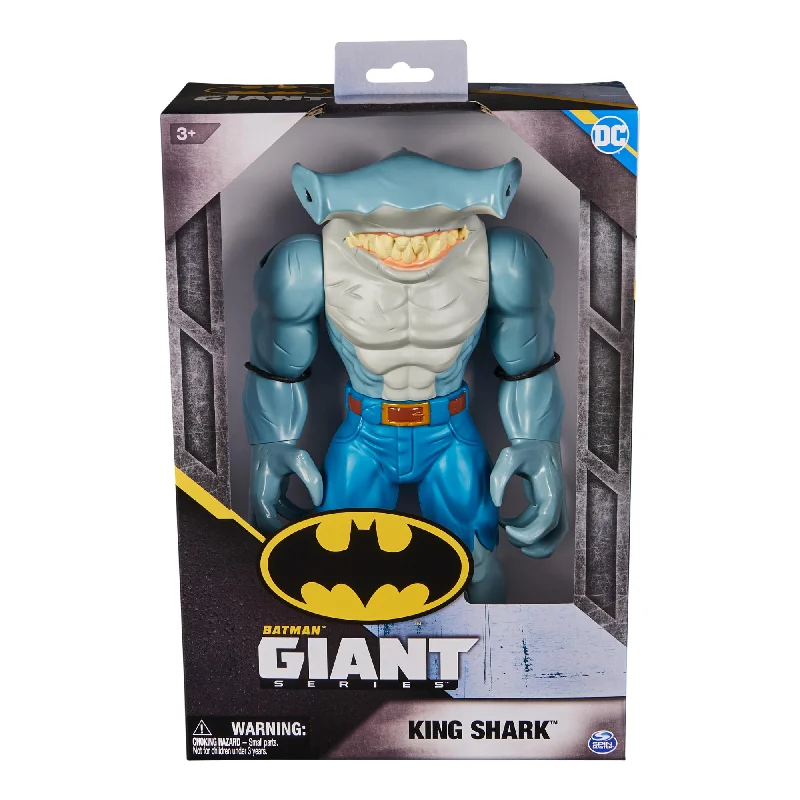 G.I. Joe Snake Eyes Action Figure with Stealth Suit and Ninja WeaponsDC Batman Giant Series 12 Inch Figure King Shark Hammerhead