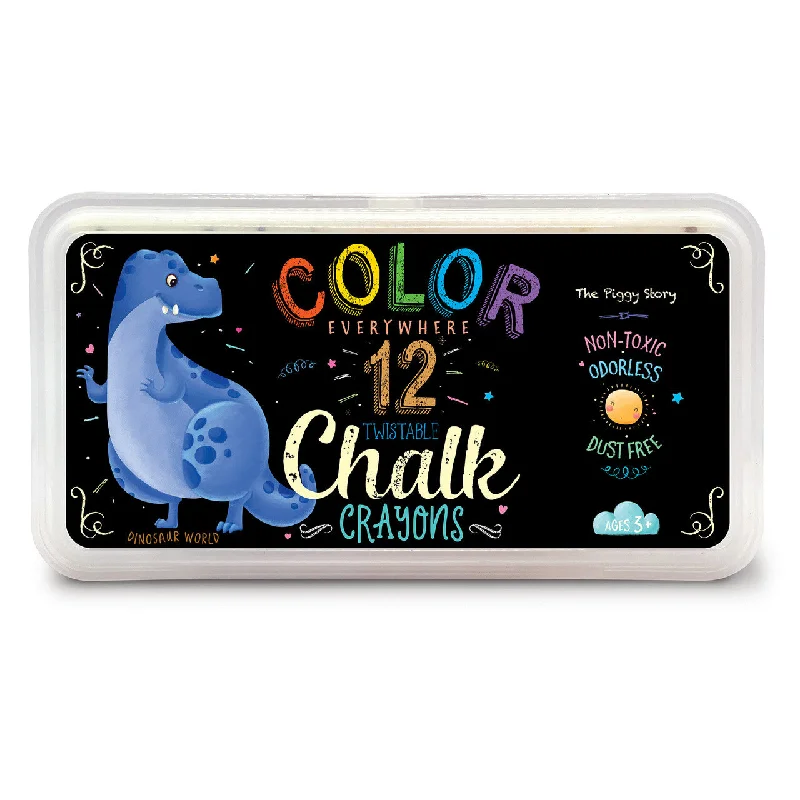 Solid Wood Painting Panels for Acrylic and Watercolor ArtistsColor Everywhere Chalk Crayons - Dinosaur World