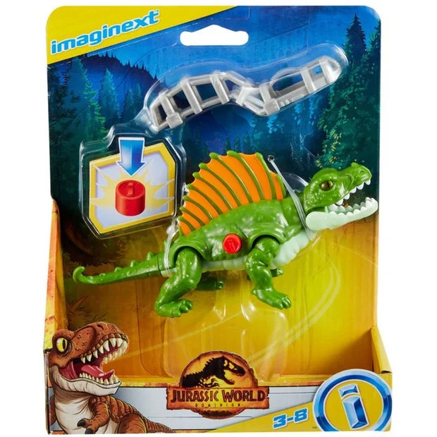 Harry Potter Harry Potter Action Figure with Hogwarts Robe and WandFisher-Price Imaginext Jurassic World Dominion Basic Dinosaur Dimetrodon