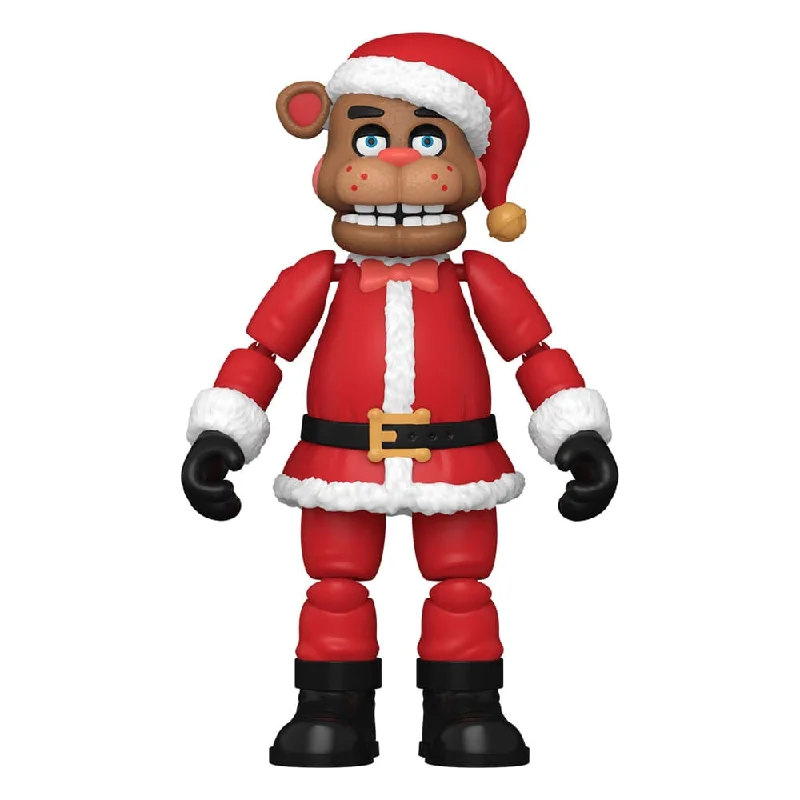 Minecraft Steve Action Figure with Crafting Table and PickaxeFive Nights at Freddy's Action Figure Holiday Freddy 13 cm