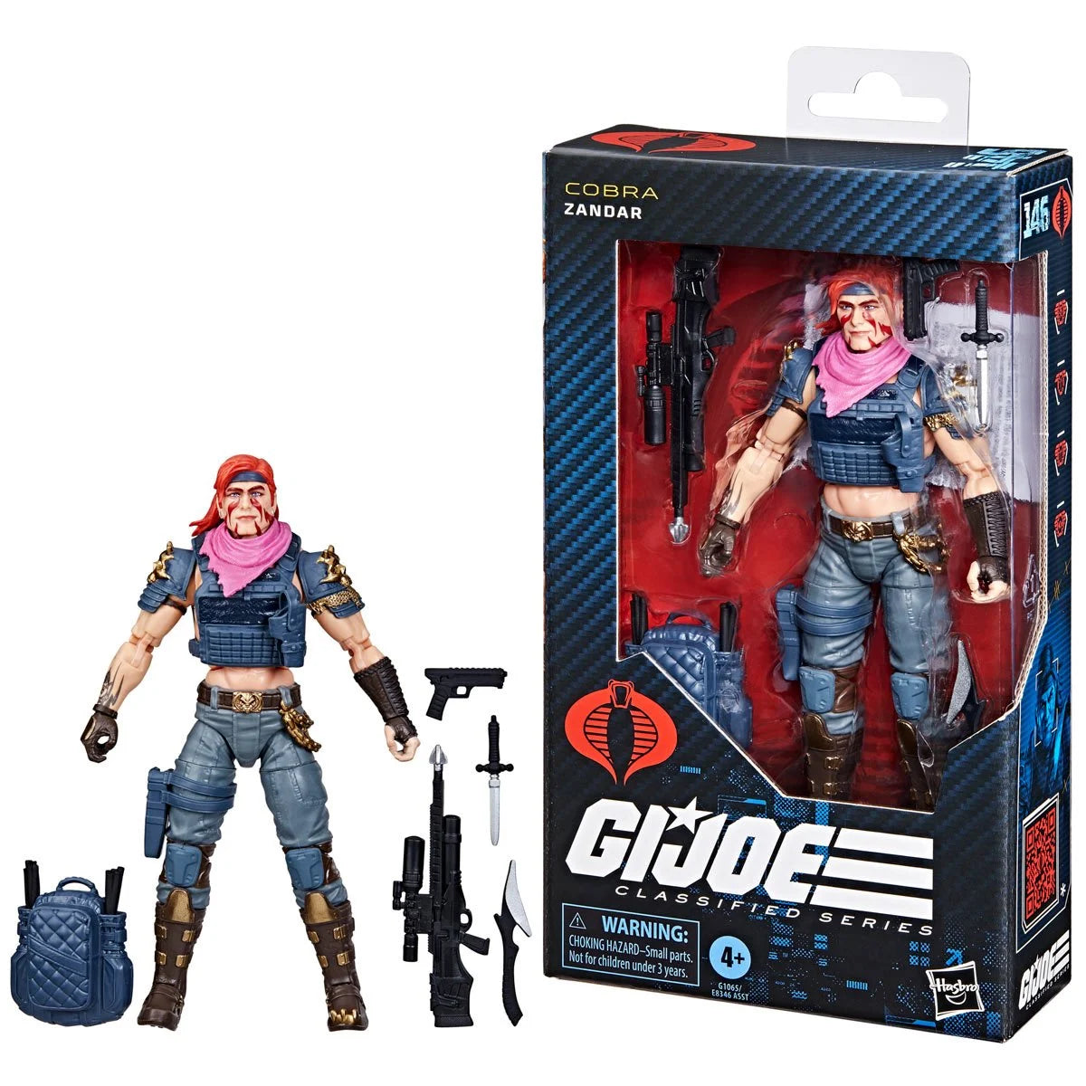 Anime Naruto Uzumaki Action Figure in Sage Mode with Multiple Hand SealsG.I. Joe Classified Series #146, Dreadnok Zandar 6" Inch Action Figure - Hasbro *IMPORT STOCK*