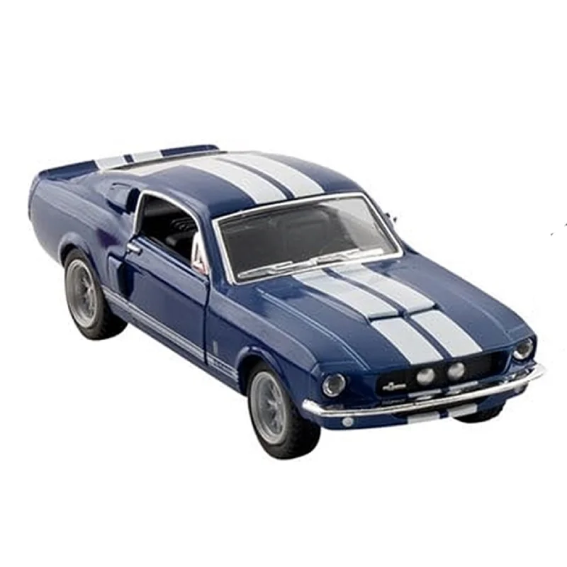 Die - Cast Model of a Military Jeep with Camouflage Paint and Weapon AccessoriesGoki Shelby GT-500 Blue