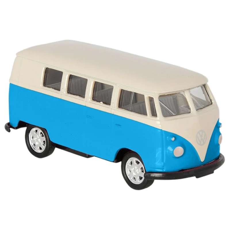 Slot Car Racing Set featuring Formula 1 Cars and a Multilane TrackGoki Volkswagen Microbus Blue