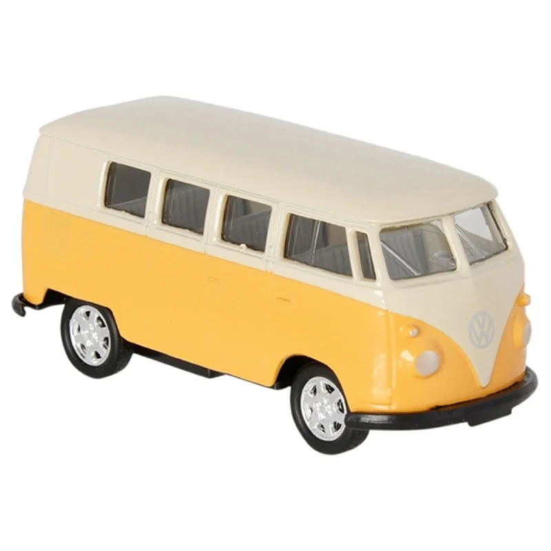 Remote - Controlled High - Speed Off - Road Buggy with All - Terrain Tires and SuspensionGoki Volkswagen Microbus Yellow