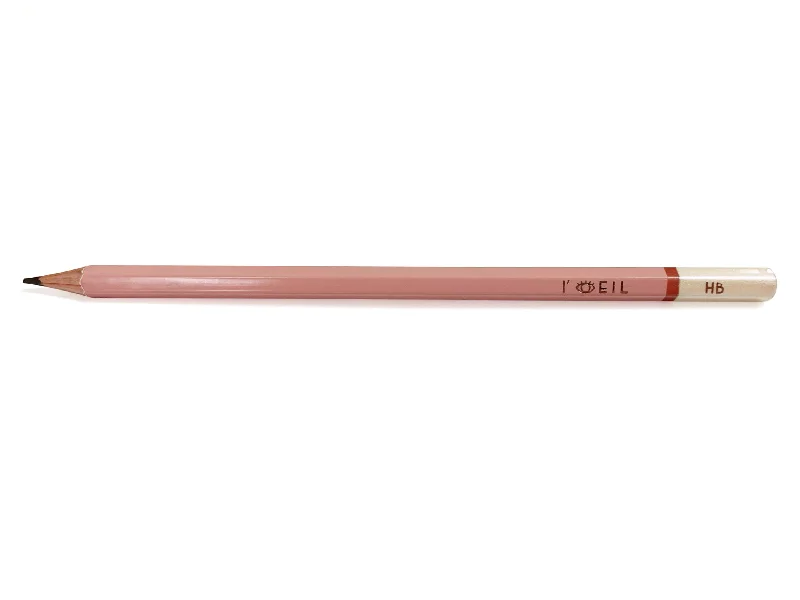 Sustainable Wooden Palette with Deep Wells for Mixing Acrylic Paints1 pc - The Eye Graphite Sketching Pencil - Pink X Rose Gold