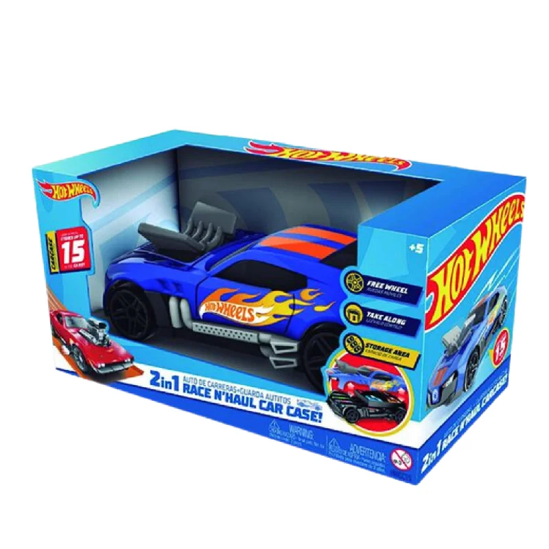 Die - Cast Model of a London Double - Decker Bus with Detailed Interior and ExteriorHot Wheels 2 in 1 Race n Haul