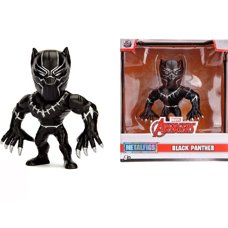 Jurassic World Tyrannosaurus Rex Action Figure with Moving Jaws and Realistic TextureJADA - Marvel 4" Black Panther Figure