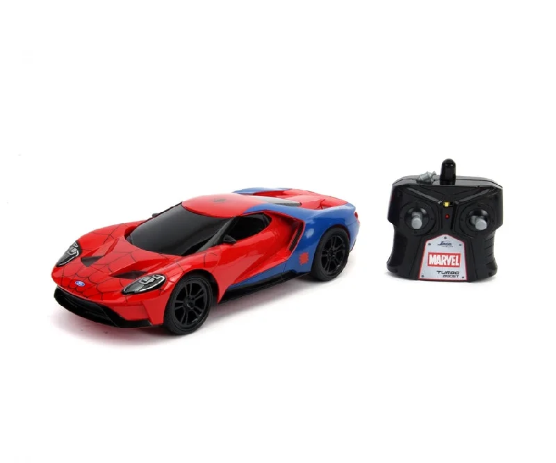 Battery - Operated Ride - On Tractor for Toddlers with Farmer - Themed AccessoriesJada - Marvel RC Spiderman 2017 Ford GT 1:16