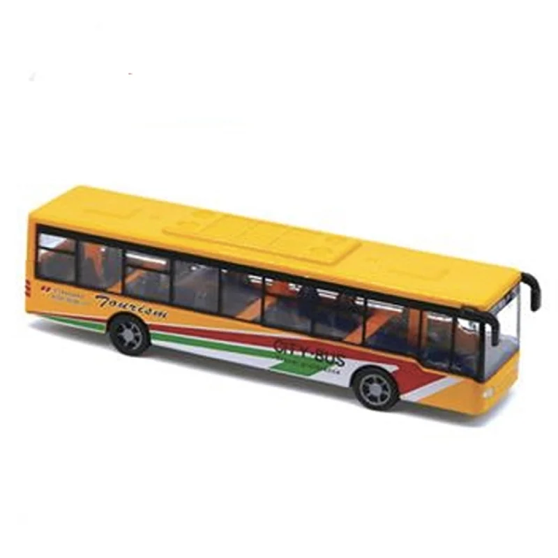 RC Monster Truck with Large - Scale Tires and a High - Torque Motor for Extreme ManeuversMagni Bus With Pull Back - Yellow