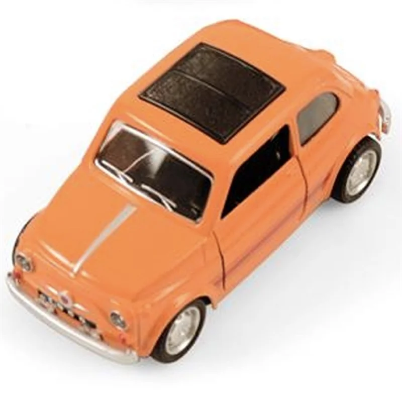 1:18 Scale Die - Cast Model of a 1969 Chevrolet Camaro SS with Opening Doors and HoodMagni Fiat 500 - Orange