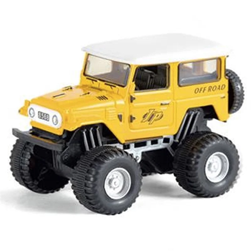 Battery - Powered Miniature Train for Indoor Home Layouts with Sound EffectsMagni Monster Truck - Yellow