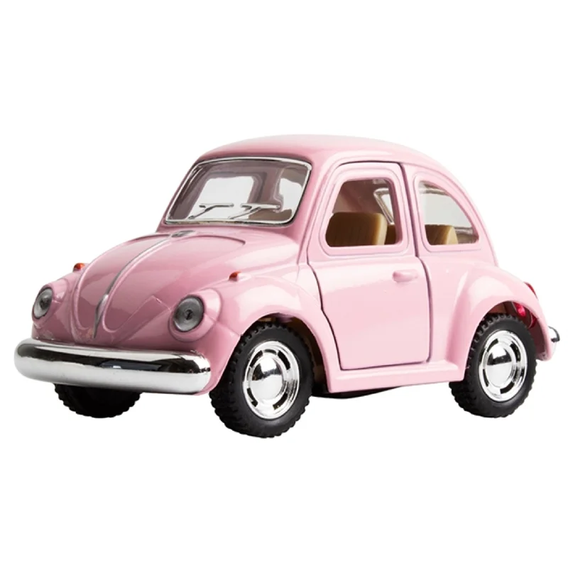 HO - Scale Model Railway Set with a Mountain - Themed Landscape and TunnelMagni VW Classic Beetle - Pink Pastel