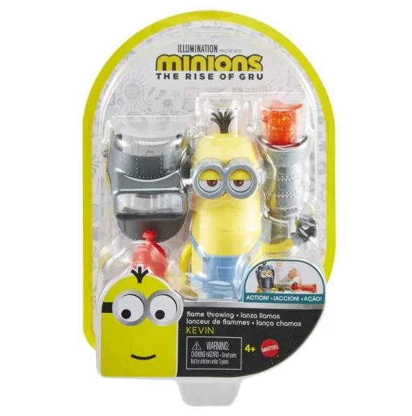 Pokémon Pikachu Action Figure with Electric - Charge LED and Poké BallMinions Action Trog Figure (Charavters vary)