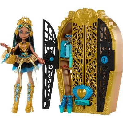 Transformers Optimus Prime Action Figure with Convertible Vehicle Mode and Battle AxeMonster High Skulltimate Secrets Cleo De Nile Doll