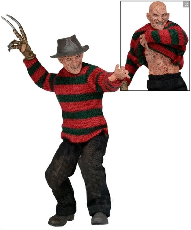 Pokémon Pikachu Action Figure with Electric - Charge LED and Poké BallNightmare on Elm Street Dream Warriors Freddy Clothed Figure 8" Inch Action Figure - NECA