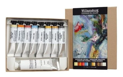 High - Quality Wooden Paintbrushes Set for Professional Artists' Oil PaintingOil - Signature Williamsburg