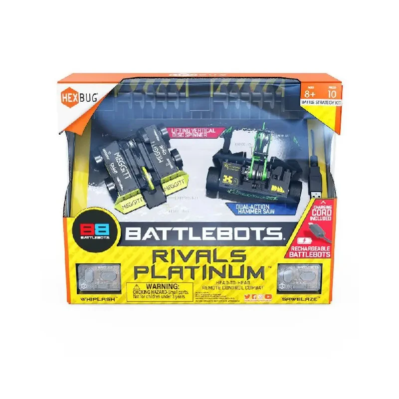 G.I. Joe Snake Eyes Action Figure with Stealth Suit and Ninja WeaponsOpen Box - HEXBUG BattleBots RIVALS Platinum