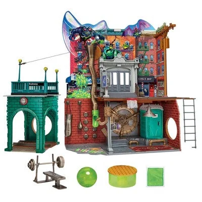 Stranger Things Eleven Action Figure with Psychic - Energy Effect and Demogorgon TargetOpen Box - Teenage Mutant Ninja Turtles Sewer Lair Playset