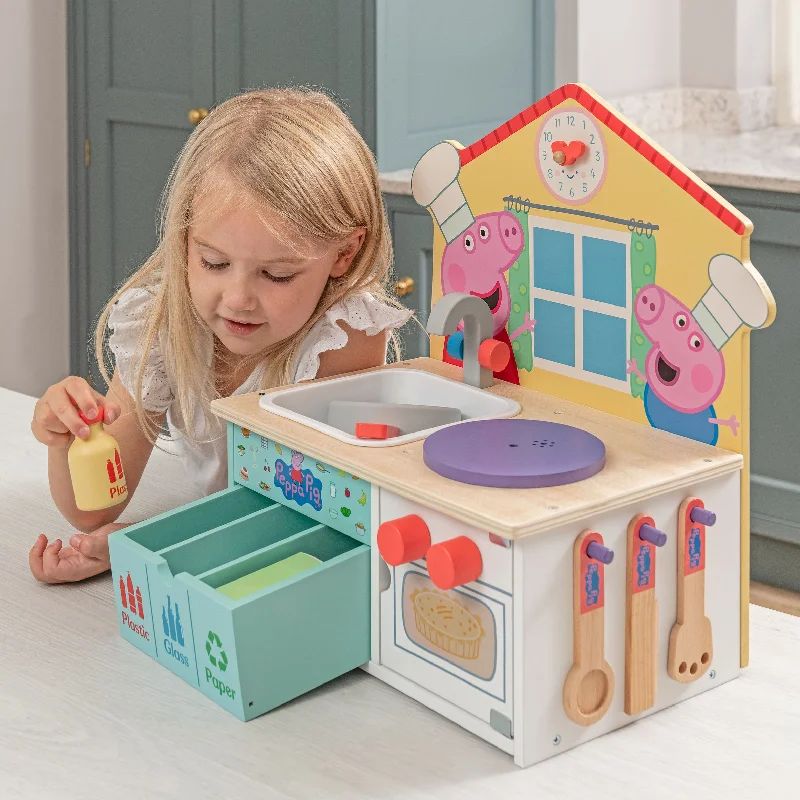 Wooden Musical Instrument Set including a Xylophone and Maracas for Little MusiciansPeppa Pig Tabletop Kitchen