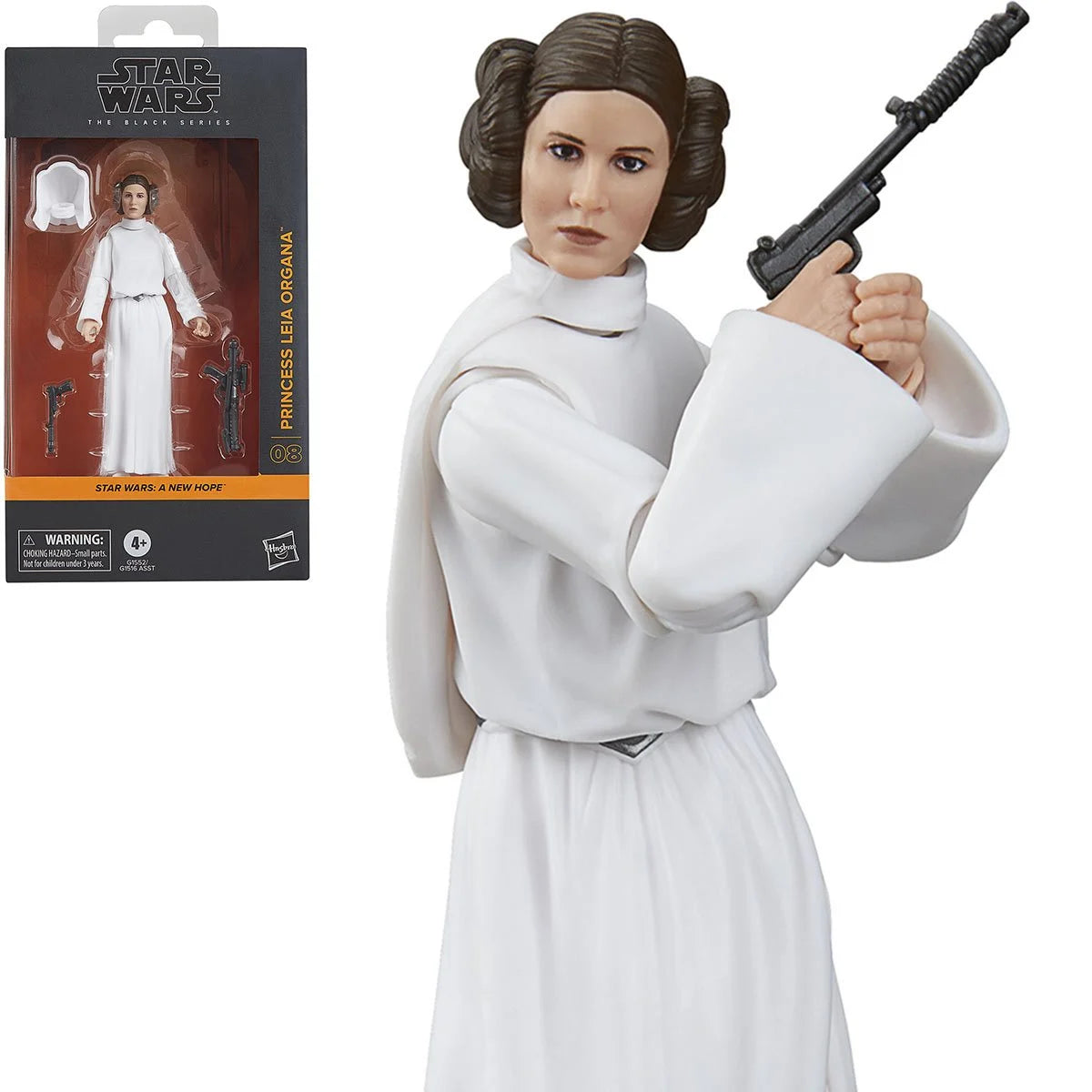 Teenage Mutant Ninja Turtles Leonardo Action Figure with Katana Swords and Shell BackpackStar Wars The Black Series Princess Leia Organa 6" Inch Action Figure - Hasbro