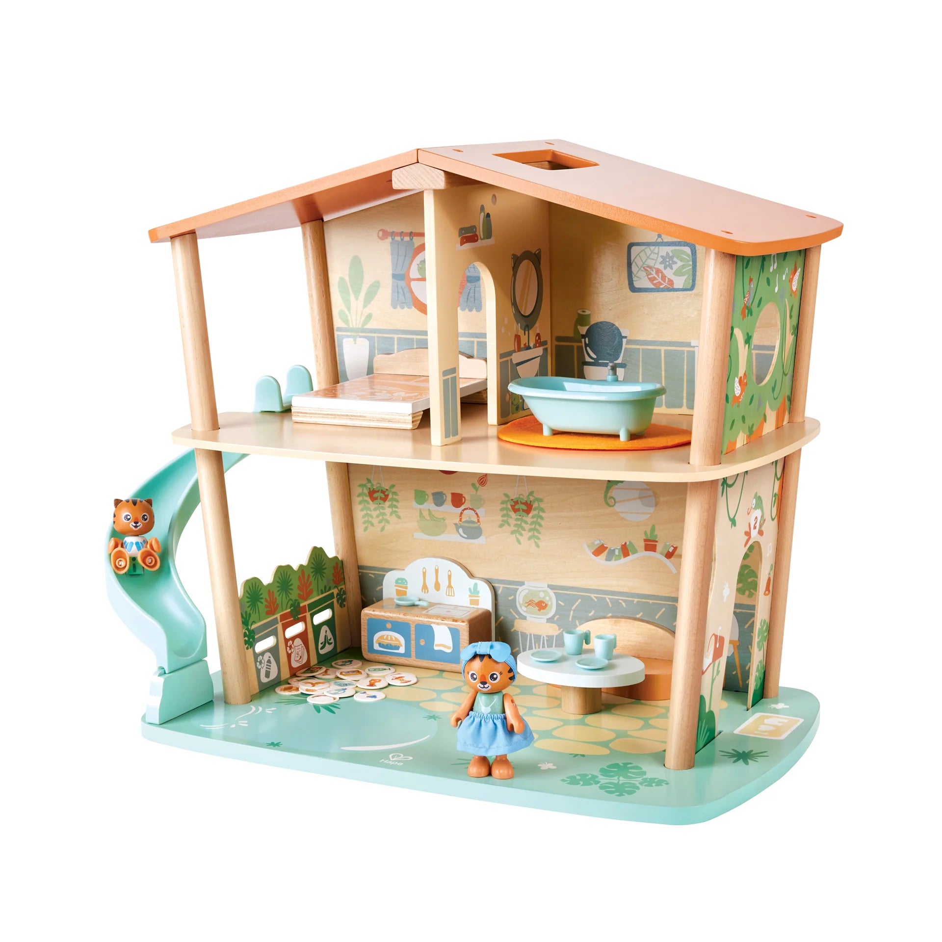 Heirloom - Quality Wooden Dollhouse with Multiple Floors and Furniture AccessoriesTigers' Jungle House - LOCAL PICK UP ONLY