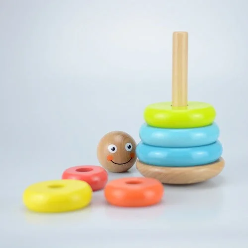 Wooden Musical Instrument Set including a Xylophone and Maracas for Little MusiciansWobbly Stacker