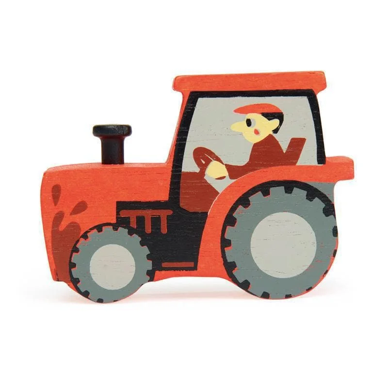 Heirloom - Quality Wooden Dollhouse with Multiple Floors and Furniture AccessoriesWooden Tractor