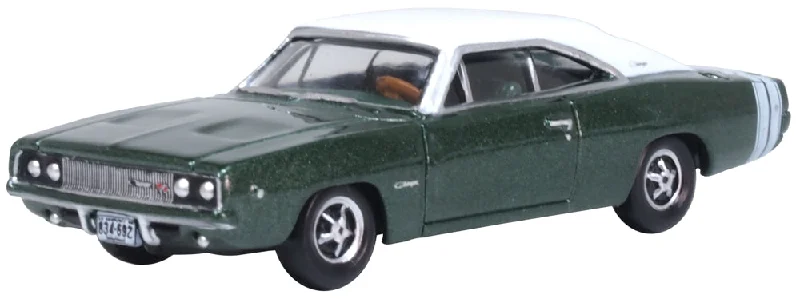 Remote - Controlled High - Speed Off - Road Buggy with All - Terrain Tires and SuspensionOxford Diecast 1968 Dodge Charger Racing Greenand White