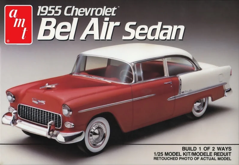 Battery - Powered Miniature Train for Indoor Home Layouts with Sound EffectsAMT 1119 1:25 1955 Chevy Bel Air Sedan