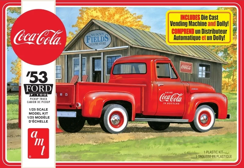 Battery - Operated Ride - On Tractor for Toddlers with Farmer - Themed AccessoriesAMT 1144 1:25 1953 Ford Pickup (Coca-Cola)