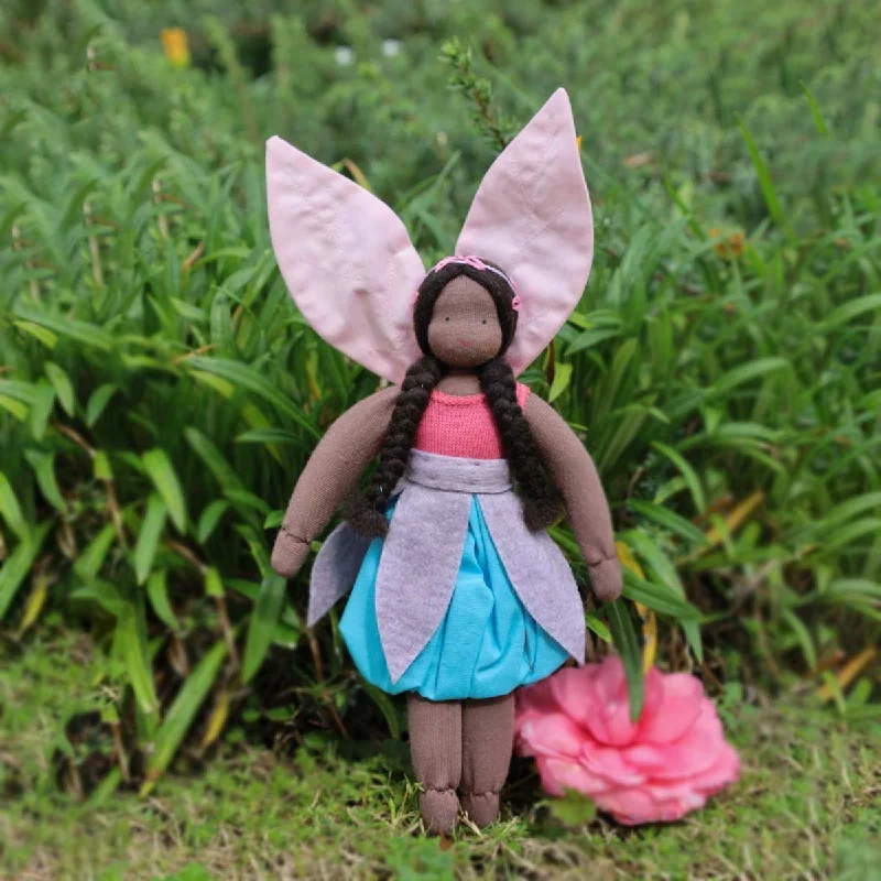 Interactive Talking Dolls with Educational Accessories like Storybooks and FlashcardsEvi Doll Blossom Fairy, Dark Skin