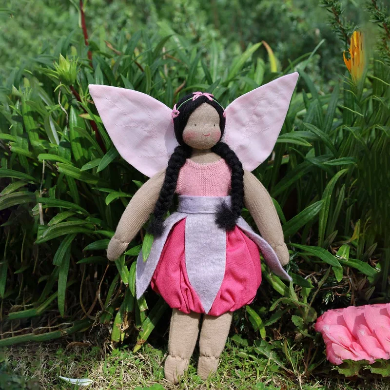 Dolls Made from Sustainable Materials with Environment - Friendly AccessoriesEvi Doll Blossom Fairy, Medium Skin