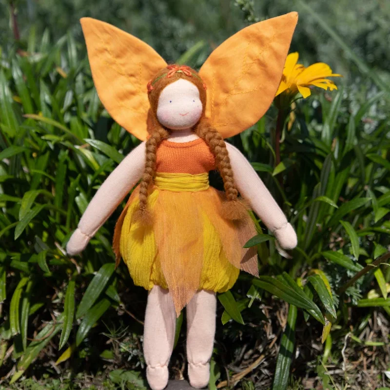 Dolls with Removable Magnetic Clothing and a Variety of Magnetic AccessoriesEvi Doll Blossom Fairy, Orange