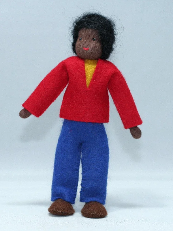 Dolls with a Solar - Powered Feature and Outdoor - Adventure AccessoriesSale Father Doll, Dark Skin, Black Hair