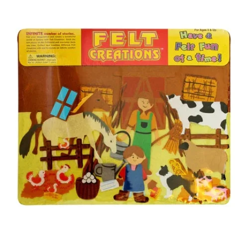 Natural Wood Educational Toys with a Magnetic Puzzle Design for Brain TrainingFelt Creations Farm