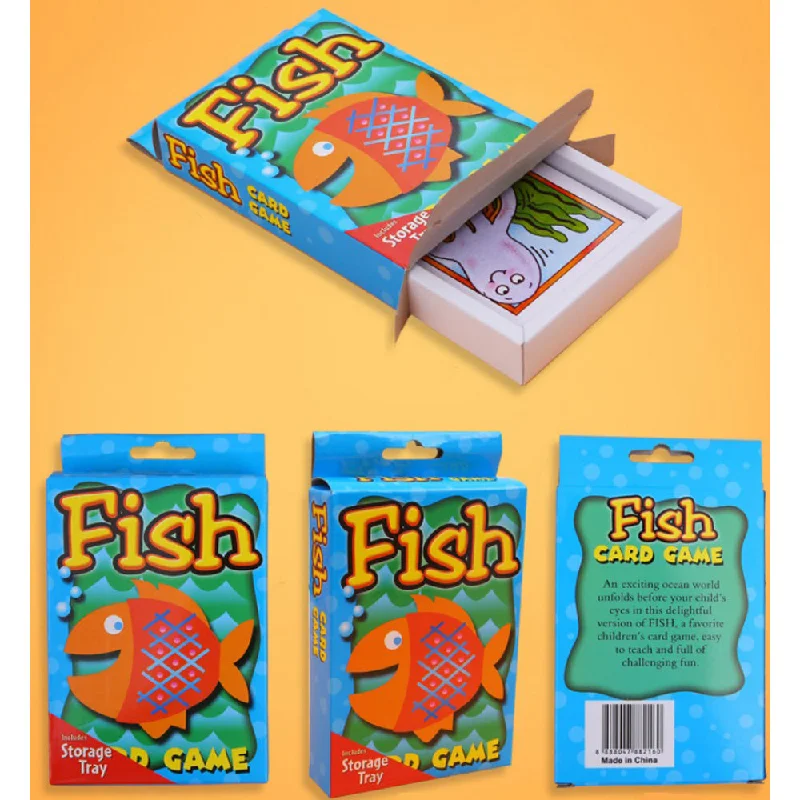 Eco - Friendly Wooden Educational Toys with a Gardening and Plant - Growing KitFish Card Game