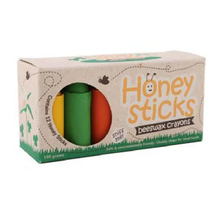 Large - Scale Solid Wood Educational Toys for Group Learning and CollaborationHoneySticks Beeswax Crayons