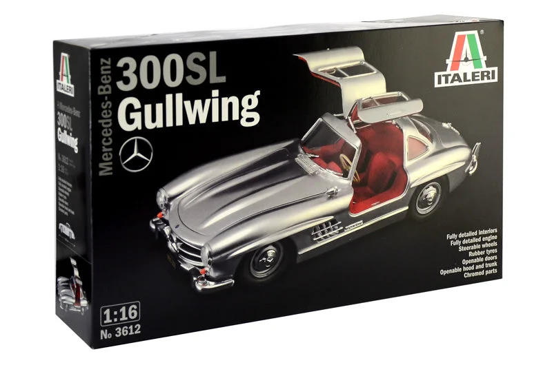 Model Kit of a Vintage Volkswagen Beetle for DIY CustomizationItaleri 3612 1:16 Mercedes-Benz 300SL Gullwing