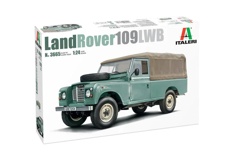 Collectible Train Set with a Steam Locomotive, Passenger Cars, and Track AccessoriesItaleri 3665 1:24 Land Rover 109 LWB