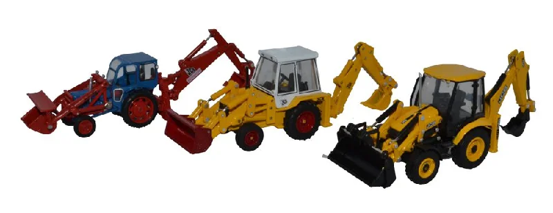 RC Monster Truck with Large - Scale Tires and a High - Torque Motor for Extreme ManeuversOxford Diecast 3 Piece JCB Anniversary Set