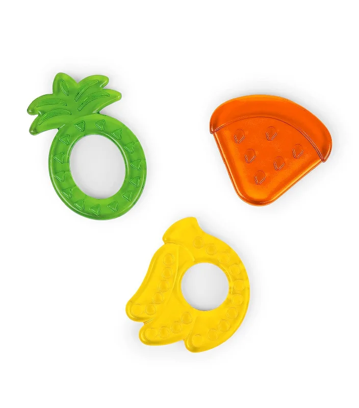 Sustainable Wooden Educational Toys with a Storytelling and Role - Playing SetThree-Pack Textured Teethers - Juicy Chews